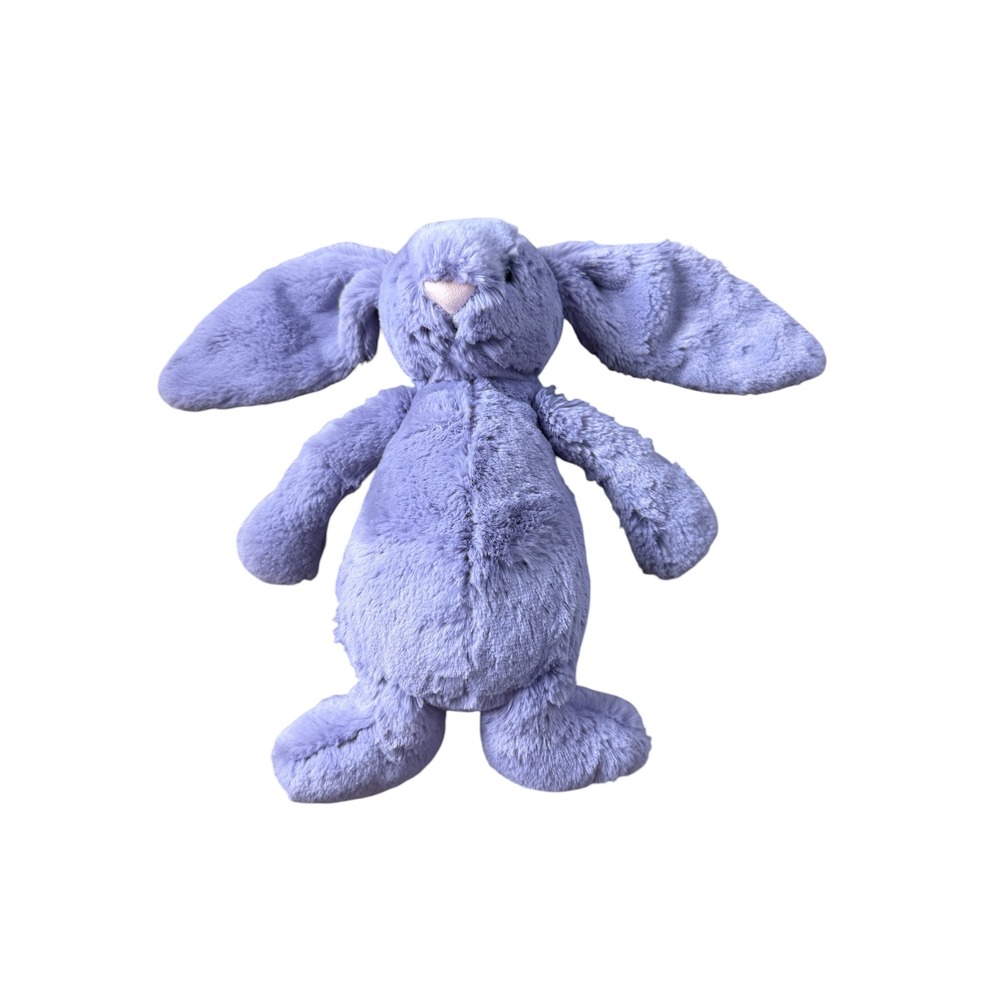 Jellycat Bashful Bunny medium Plush Purple Retired Rare Stuffed Animal